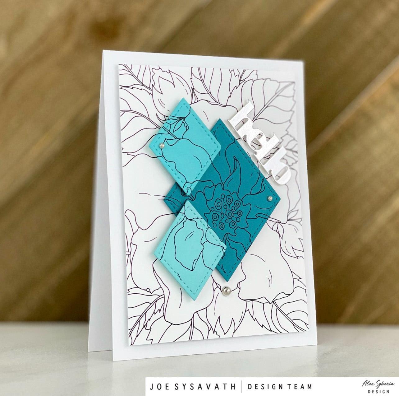 Enna's Ruffles Hibiscus Digital Stamp - Alex Syberia Designs