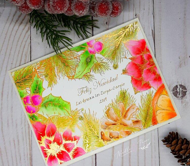 Christmas Frame Digital Stamp - alexsyberiadesigns