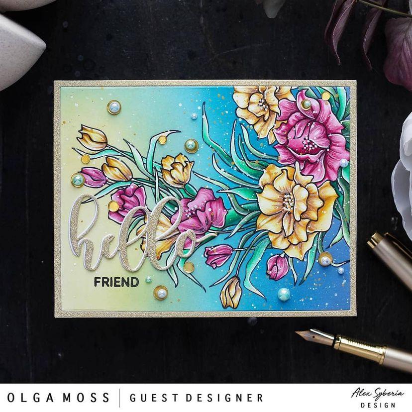 Spring Time Digital Stamp - Alex Syberia Designs