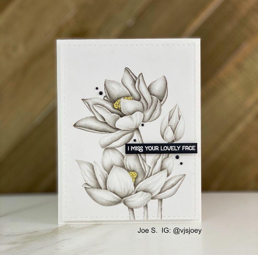 Lotus Digital Stamp - Alex Syberia Designs