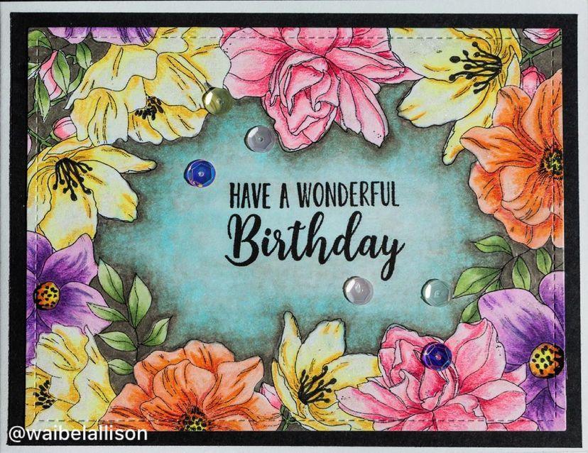 Winter Garden Digital Stamp - Alex Syberia Designs