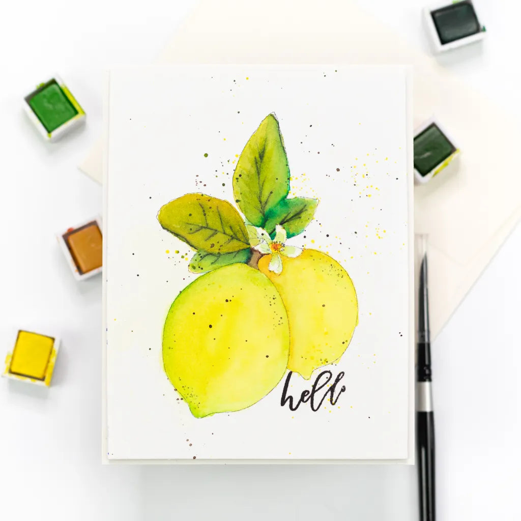 Lemons Digital Stamp - Alex Syberia Designs