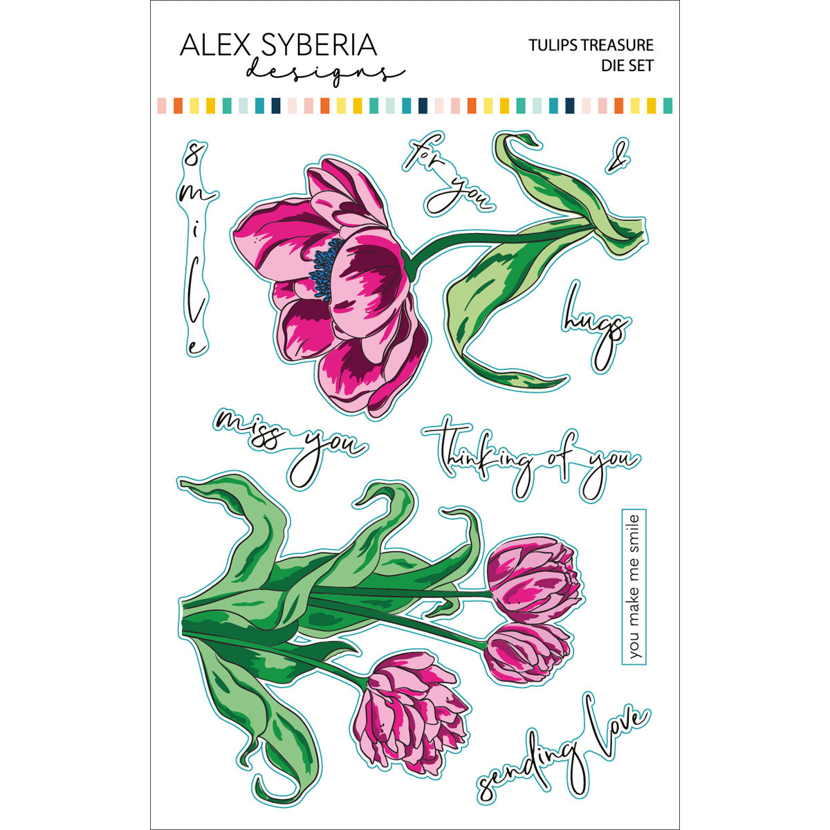 Tulips Treasure Die Set
