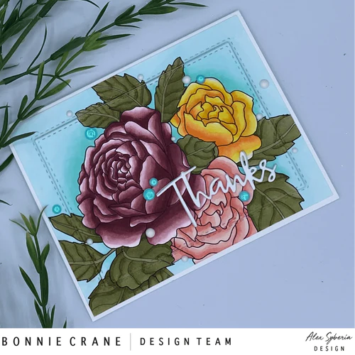 Copic Colouring featuring Alex Syberia Designs' Sending Love Bouquet