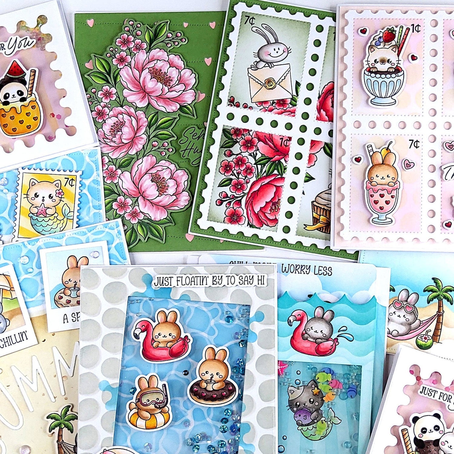 Summer Collection: Happy Cuties and Peony Corners