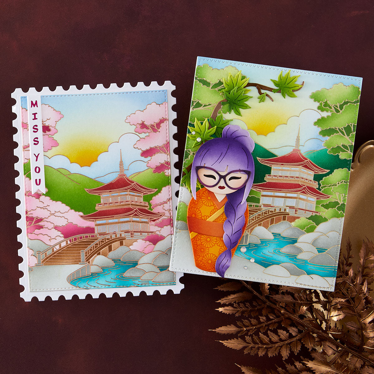 Autumn in Kyoto x Spellbinders