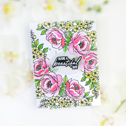 Peony Corners Die Set