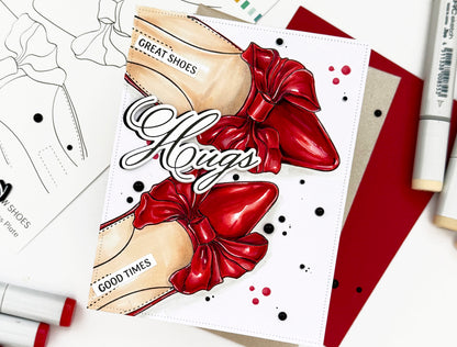 Bow Shoes Press Plate & Stencil Set Bundle