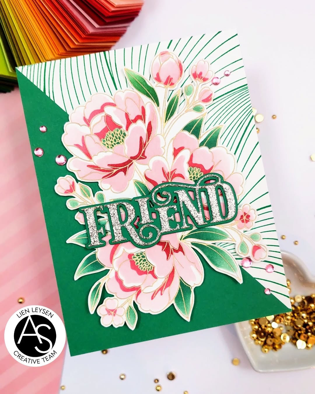 Lush Peony Bouquet Press + Hot Foil Plate & Stencil Bundle – Alex