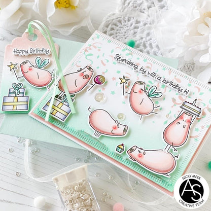 Hog Happy Day Stamp Set