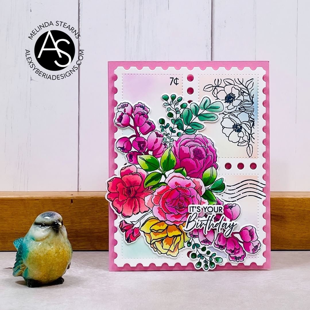 Birthday Bouquet Stamp Set