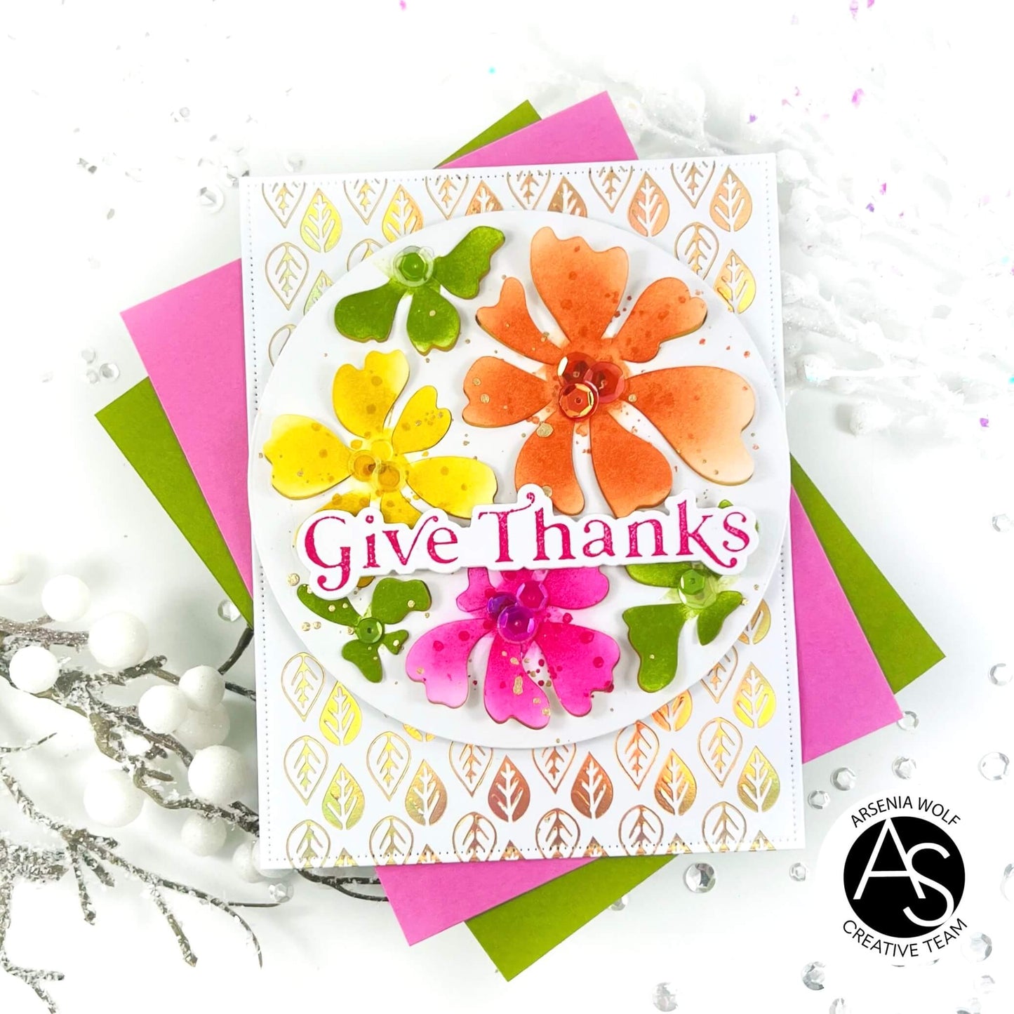 Give Thanks Hot Foil Plate & Die Set