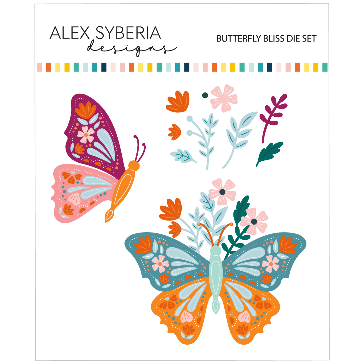 Butterfly Bliss Die Set – Alex Syberia Designs