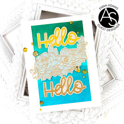 Floral Medley Hot Foil Plate Set