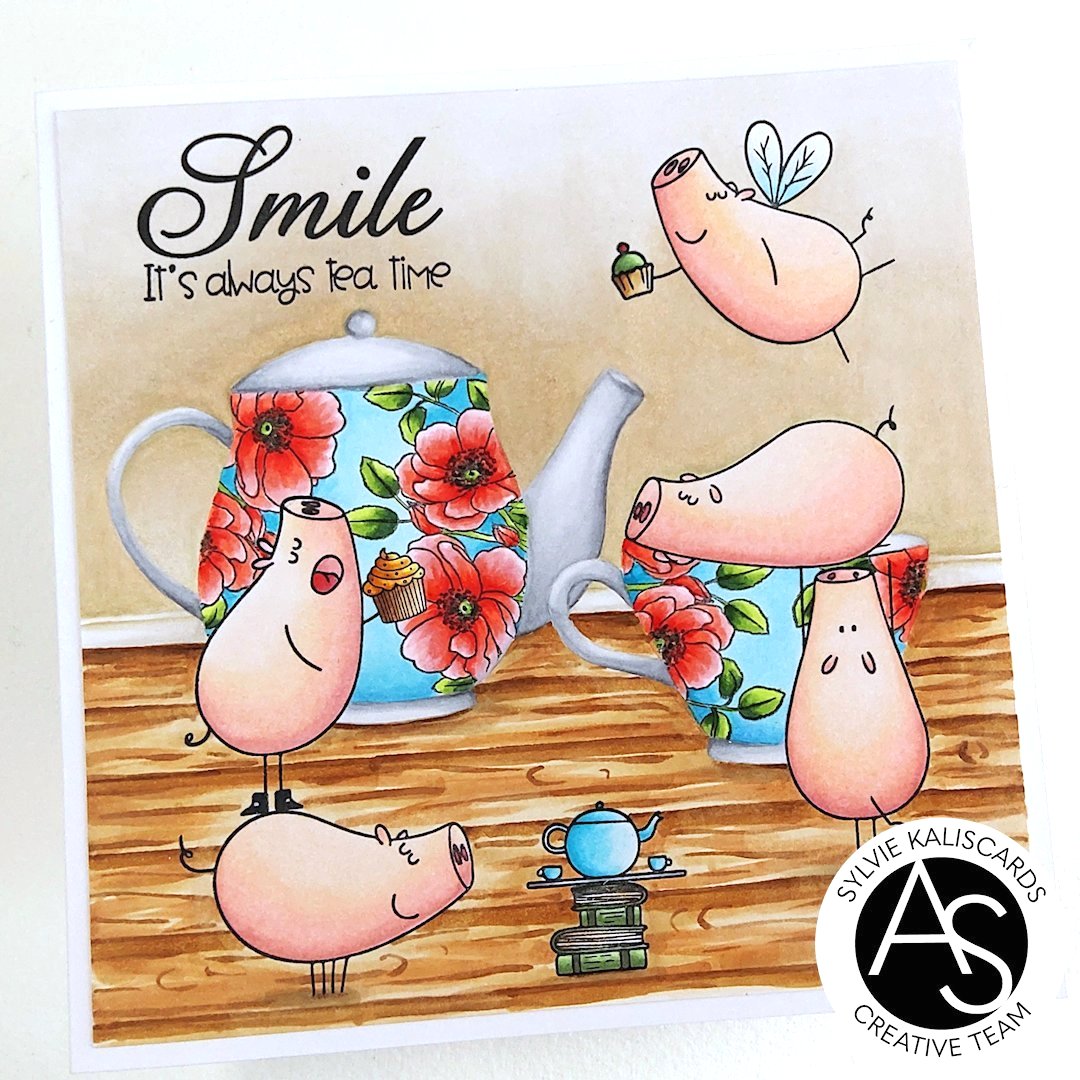 Hog-Happy-Day-die-alex-syberia-designs-cardmaking-scrapbooking-pigs-stamps-birthday-tea-copic-coloring-artist-party-postage-die