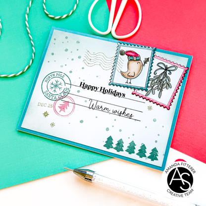 Merry Mail Stamp Set