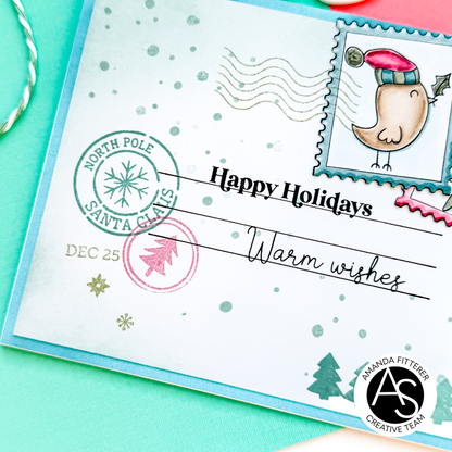 Christmas Postage Stamps Stamp Set 4*6