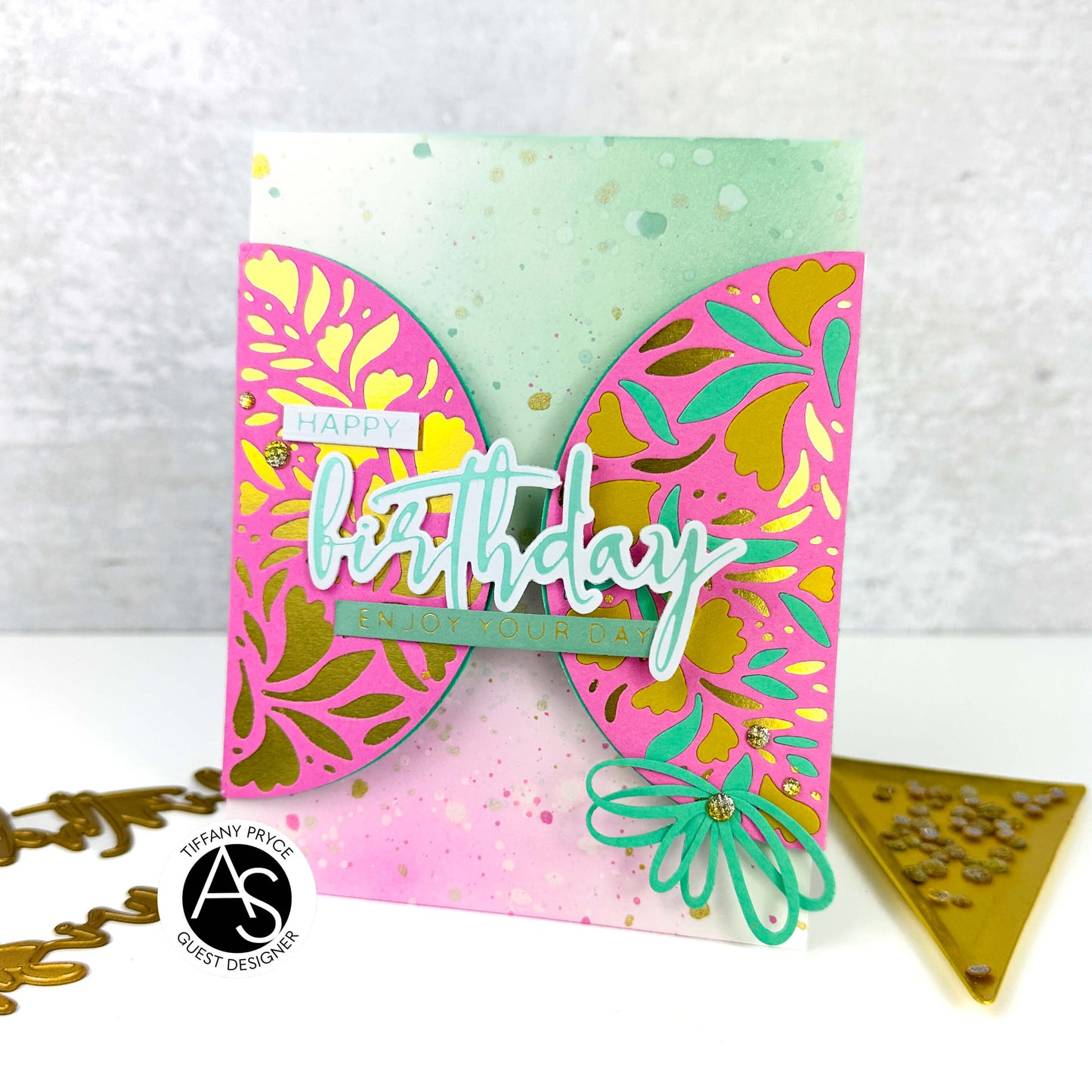 Birthday & Wish Hot Foil Plate Set