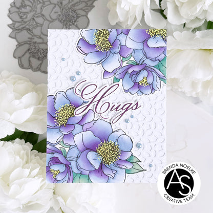 Hugs in Bloom Press/HotFoil Plate/Die Set & Stencil Set Bundle