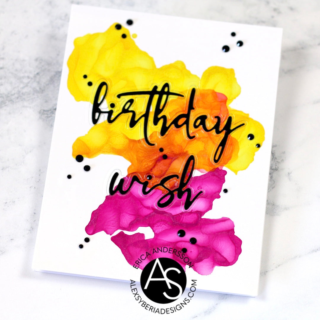 Birthday & Wish Die Set