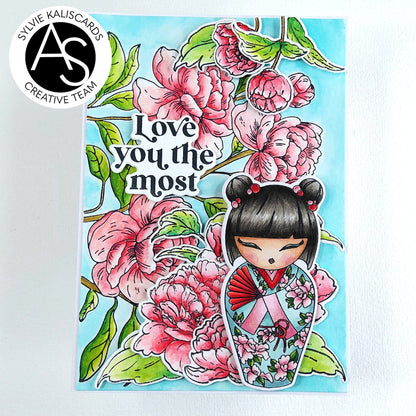 Peony Blossoms Press Plate Set