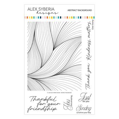 Abstract Background Stamp Set