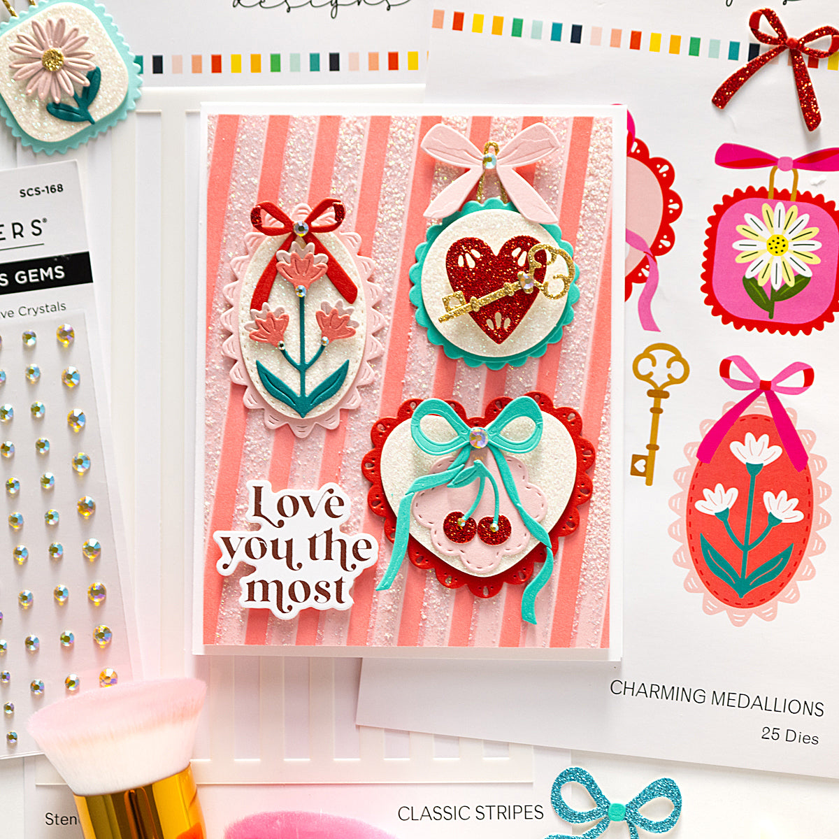 Charming Medallions Die Set