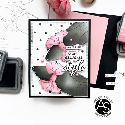 Shoes Sentiments Press Plate & Die Set