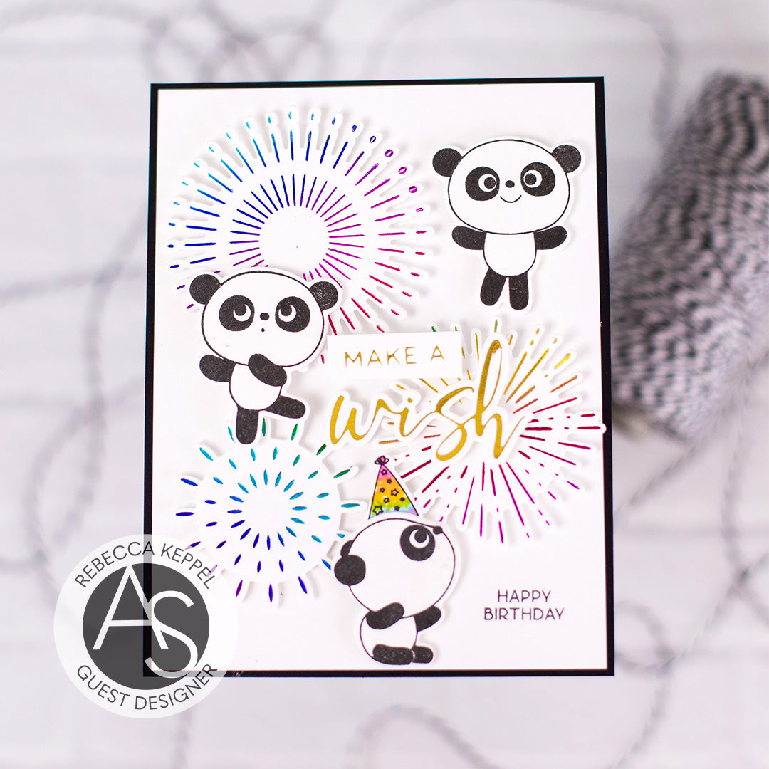 Birthday & Wish Hot Foil Plate Set