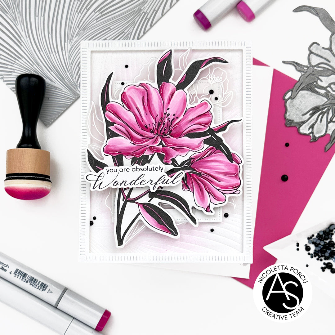 Elegant Blooms Press Plate & Die Set