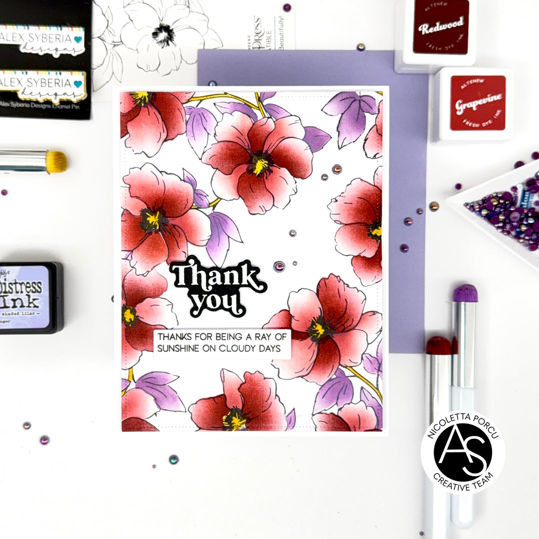 Floral Trio Press+Hot Foil Plate & Stencil Bundle