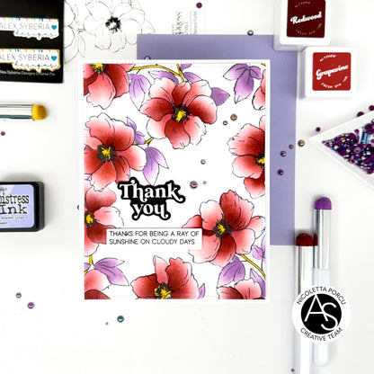 Floral Trio Press+Hot Foil Plate & Stencil Bundle