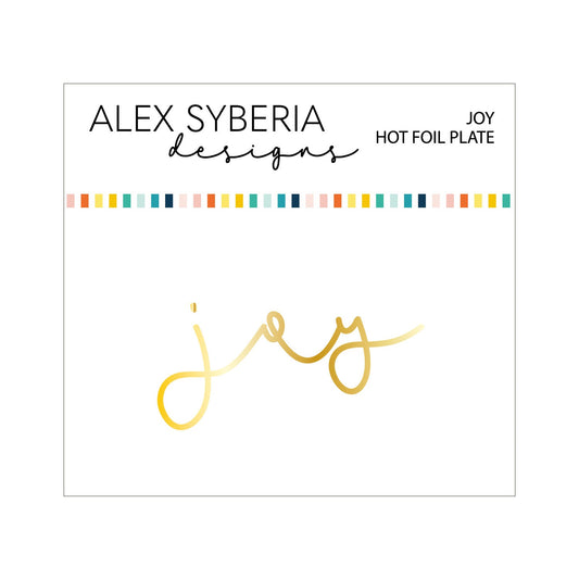 Joy Hot Foil Plate