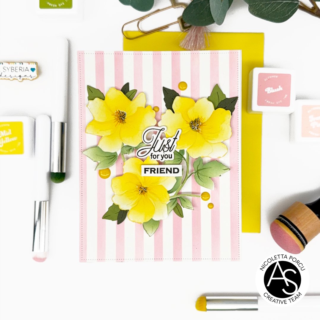 Floral Trio Press+Hot foil Plate