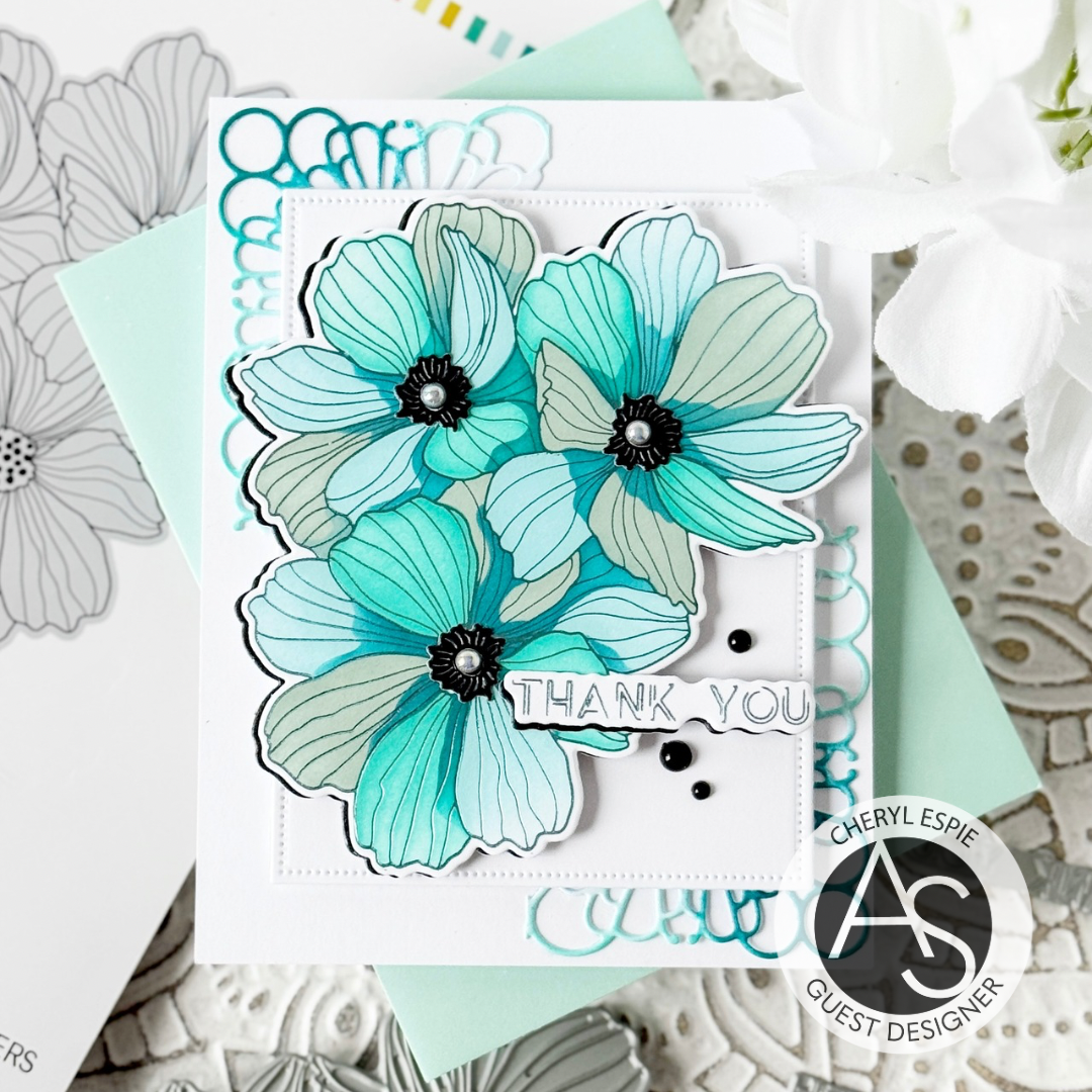 minimalist-flowers-press-plates-alex-syberia-designs-sentiments-cardmaking and scrapbooking spellbinders better press plates-stencil