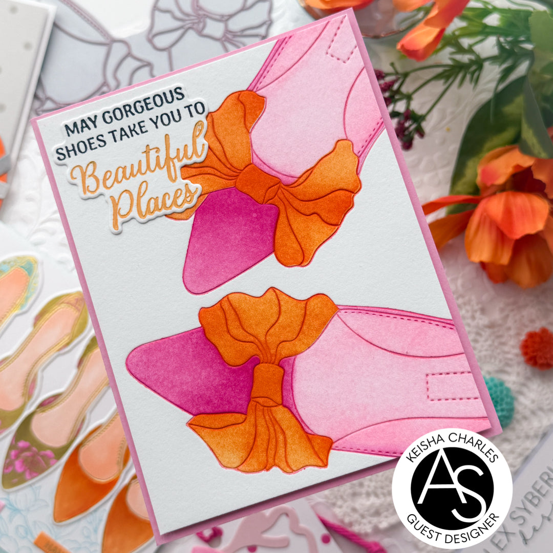 Bow Shoes Stencil Set