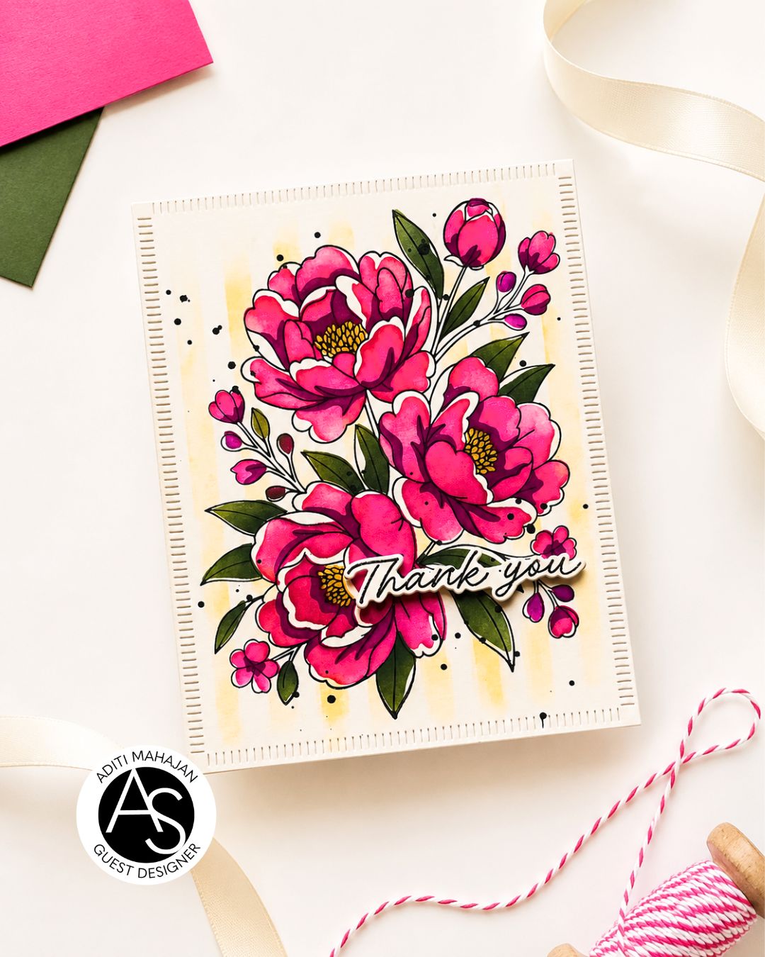 Lush Peony Bouquet Press + Hot Foil Plate & Stencil Bundle