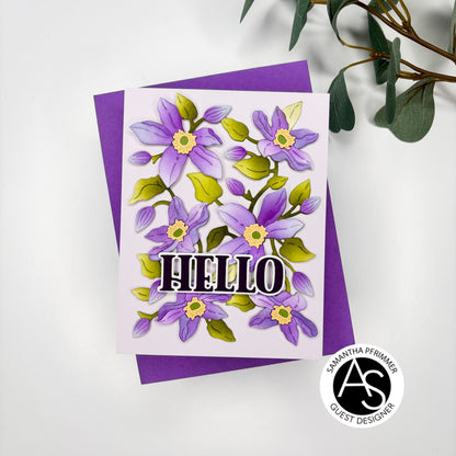 clematis-die-set-alex-syberia-designs-cardmaking-scrapbooking-handmadecards-spellbinders die cutting machine