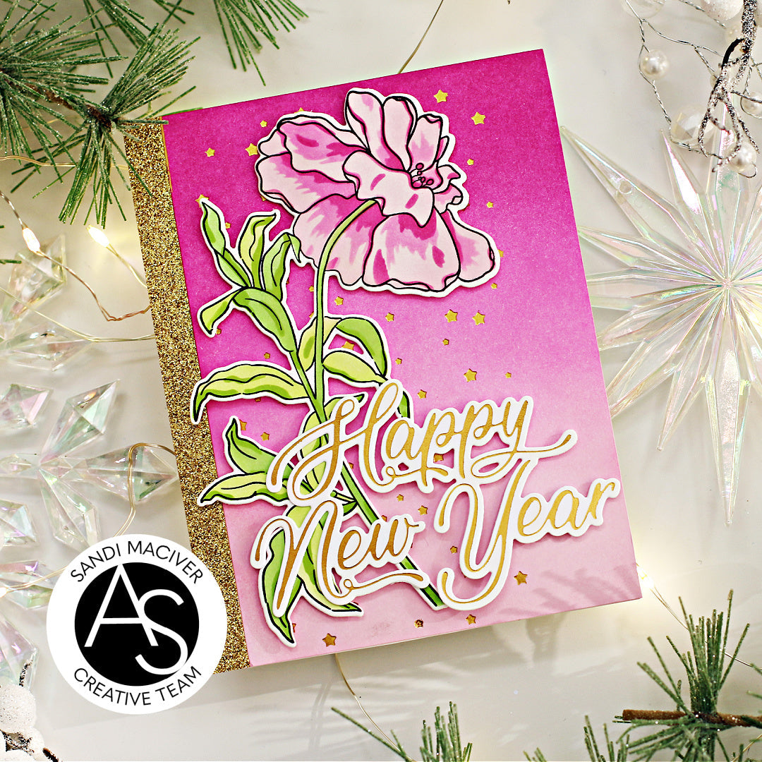 AlexSyberiaDesigns-HappyNewYear-HotFoilPlate