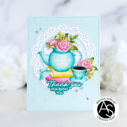Tea & Books Stamp & Die Bundle