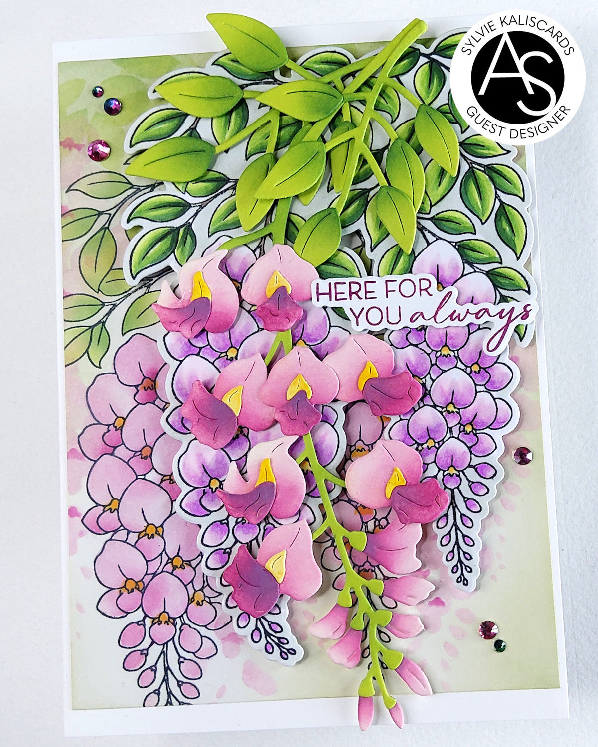 Magical Wisteria Stamp & Die Bundle