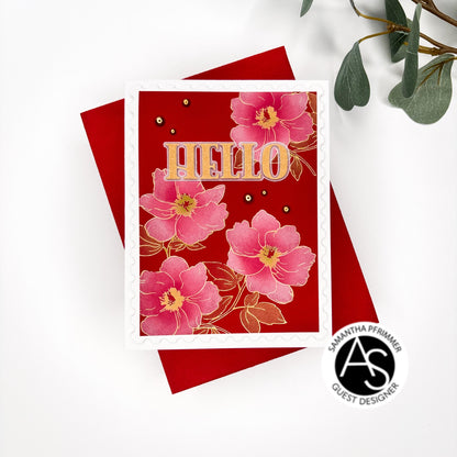 Floral Trio Press+Hot Foil Plate & Stencil Bundle