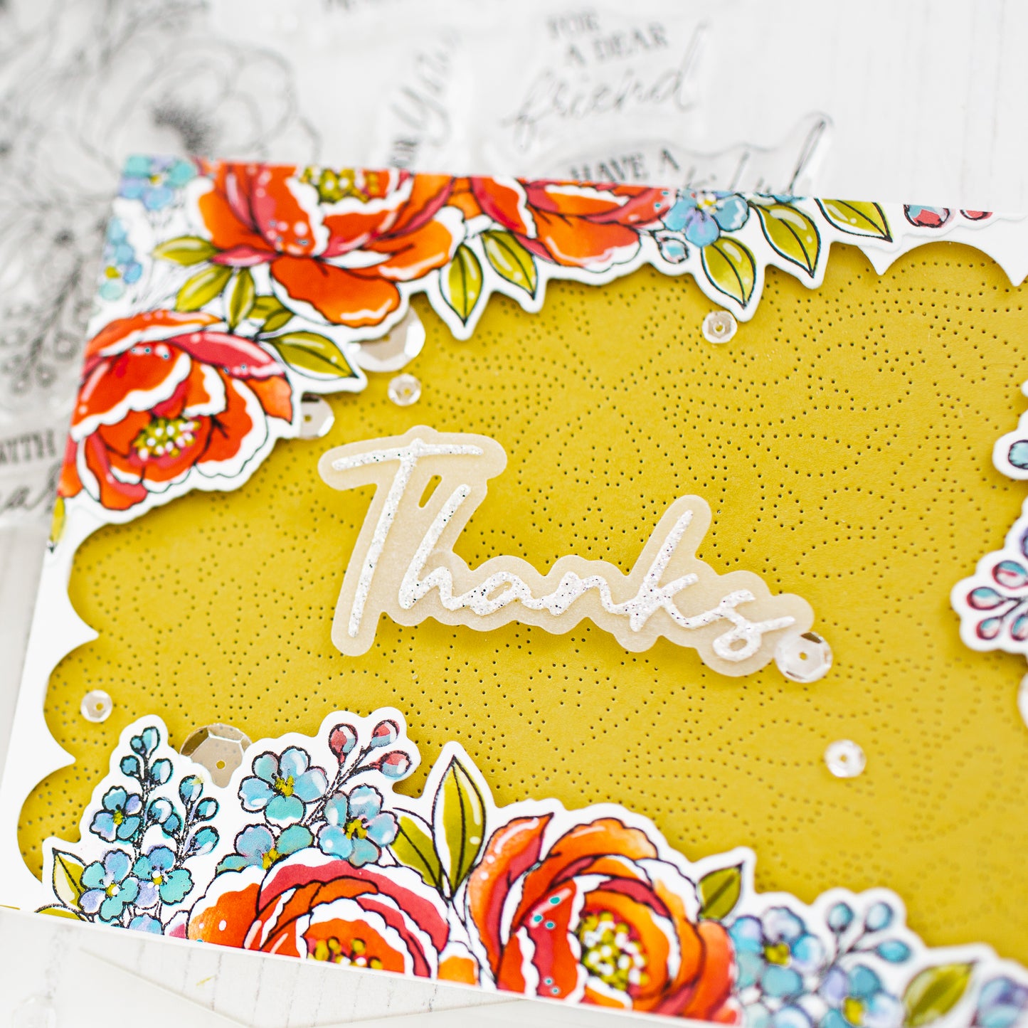 Charming Flora Cover Die
