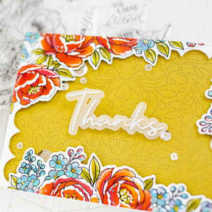 Charming Flora Cover Die