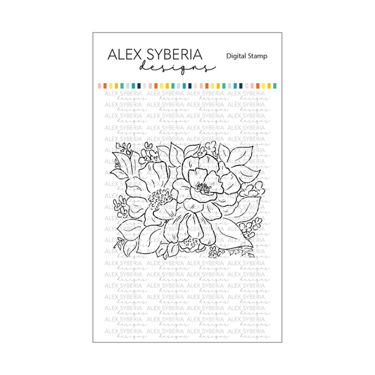 Best Summer Flowers Digital Stamp
