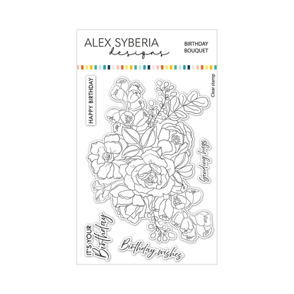 Birthday Bouquet Stamp Set