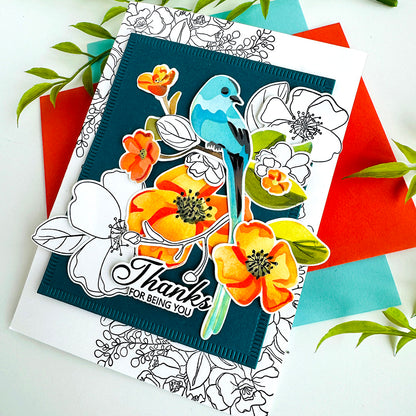 Birthday Bouquet Stamp Set