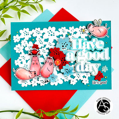 Hog Happy Day Stamp Set