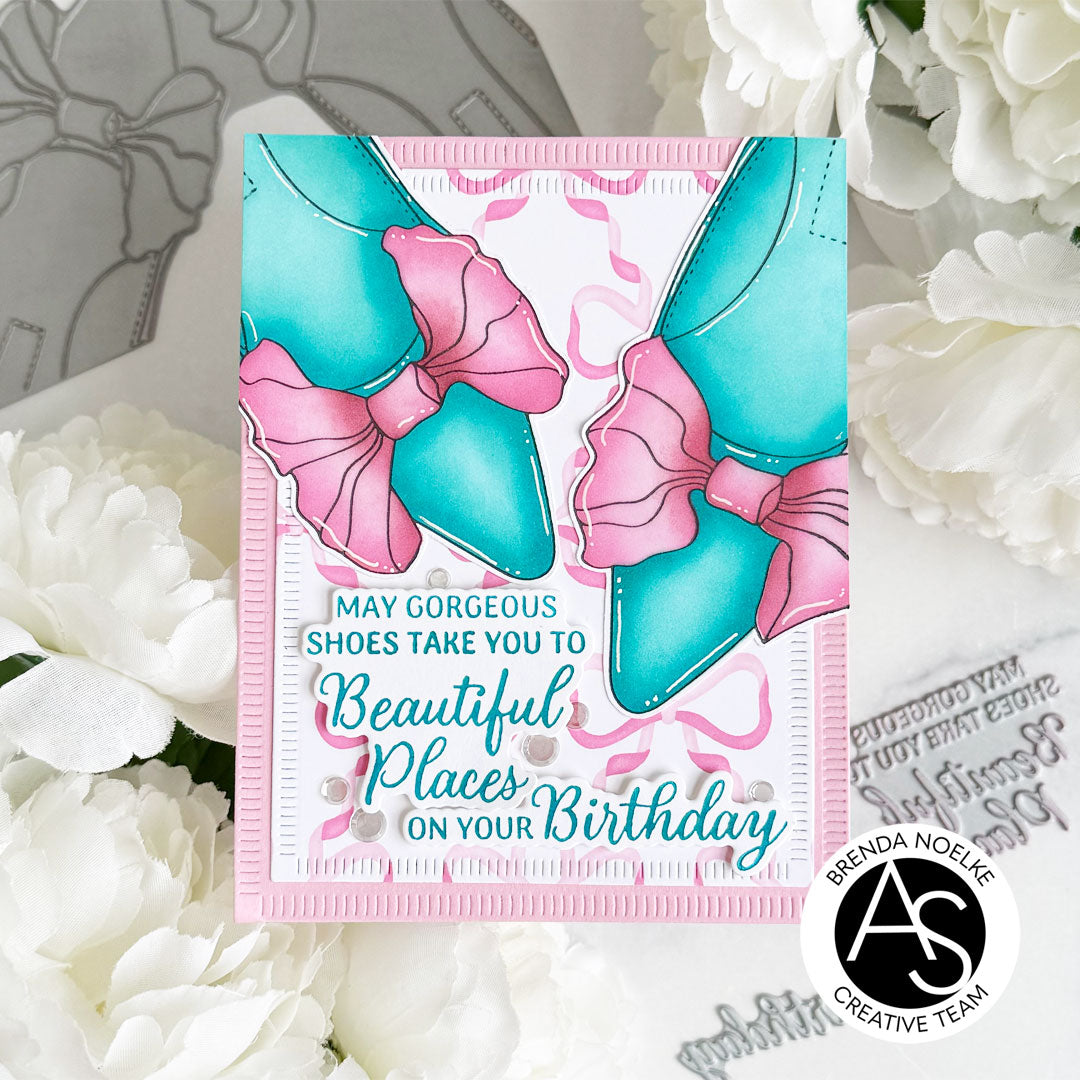 Bow Shoes Stencil Set