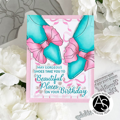 Bow Shoes Stencil Set